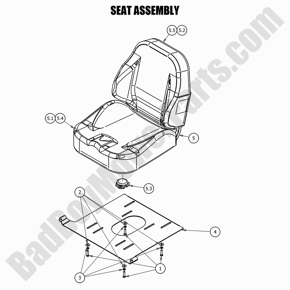 2021 ZT Avenger - Seat Assembly